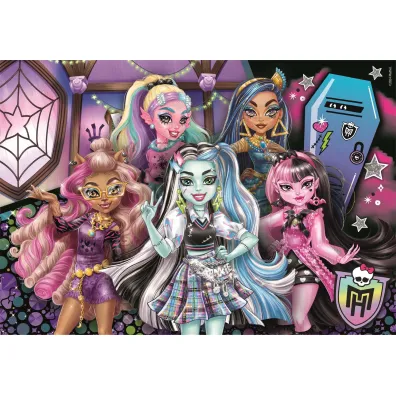 Puzzle 104 el. SuperColor. Monster High Clementoni