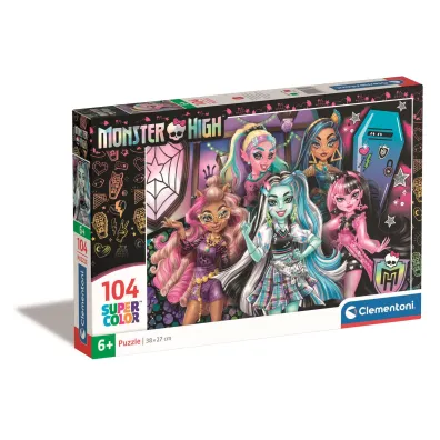 Puzzle 104 el. SuperColor. Monster High Clementoni