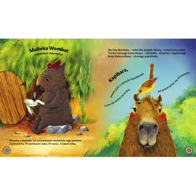 Malinka Wombat. Malinka Wombat i Kapibara