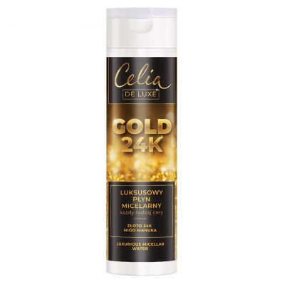 Celia De Luxe Gold 24K luksusowy pyn micelarny Mid Manuka 200 ml