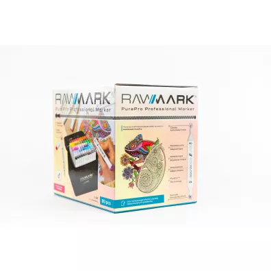 Rawmark Promarkery alkoholowe purePRO 80 kolor�w + etui 80 szt.