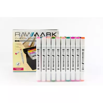 Rawmark Promarkery alkoholowe purePRO 80 kolor�w + etui 80 szt.
