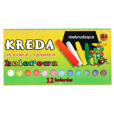 Mar-Bor Kreda niebrudz�ca 12 kolor�w