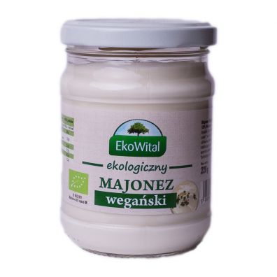 EkoWital Majonez wegański bezglutenowy 220 g Bio