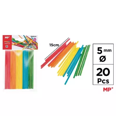 Mp Main Paper Patyczki drewniane kolorowe 5mm