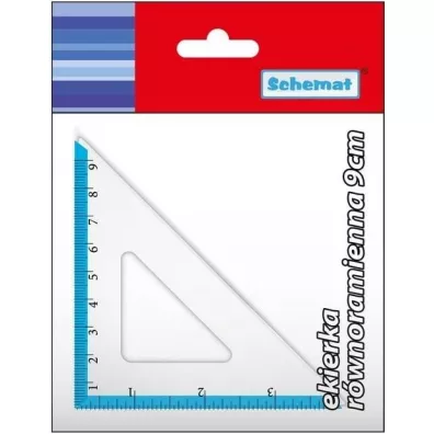 Schemat Ekierka r�wnoramienna 9 cm