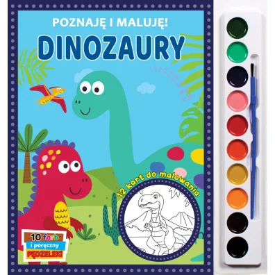 Poznaj� i maluj�. Dinozaury - Anna Ba�kowska-Lach