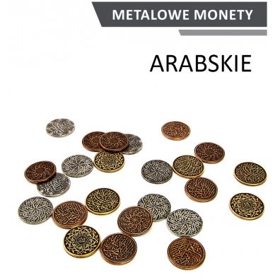 Drawlab Entertainment Metalowe monety. Arabskie (zestaw 24 monet)