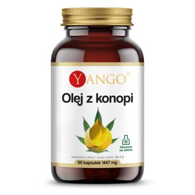 Yango Olej z konopi - Suplement diety 60 kaps.
