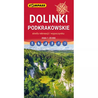 Dolinki Podkrakowskie mapa skala 1 : 25 000