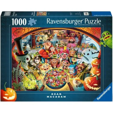 Puzzle 1000 el. 2D Cukierek albo psikus Ravensburger