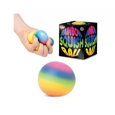 Gniotek antystresowy Scrunchems pi�eczka t�czowa One for Fun