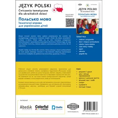 J�zyk polski. �wiczenia tematyczne dla ukrai�skich dzieci