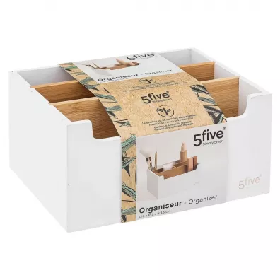 5five Simply Smart Organizer z 5 przegrdkami Natureo White
