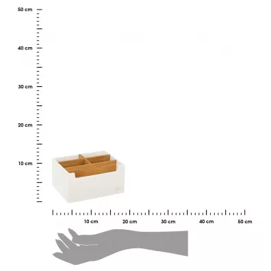 5five Simply Smart Organizer z 5 przegrdkami Natureo White