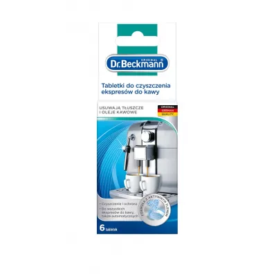 Dr. Beckmann Tabletki do czyszczenia ekspresw do kawy 6 szt.