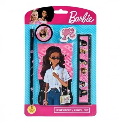 Cass film Zestaw przyborw szkolnych Barbie 5el