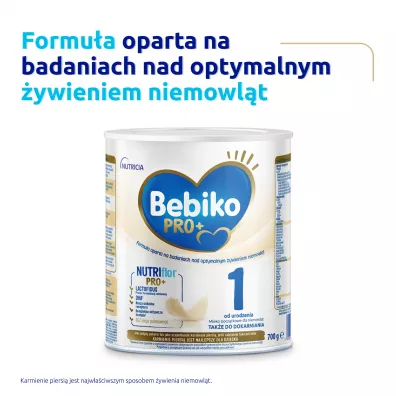 Bebiko Pro+ 1 Mleko pocztkowe dla niemowlt od urodzenia 700 g