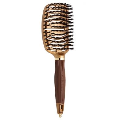 Olivia Garden Nano Thermic Flex Collection 100% Boar Hairbrush szczotka do wosw NT-FLEXBR