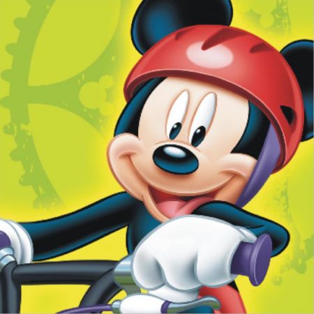 Disney-Dekoracje pokoju Obraz na ptnie 23x23 Mickey