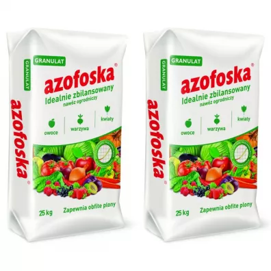 Azofoska Nawz granulowany ogrodniczy zestaw 2 x 25 kg