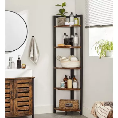Songmics Rega drabinkowy narony 5 poziomw LOFT