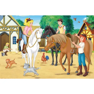 Puzzle 2x100 + 2x150 W walizce - Bibi & Tina Schmidt