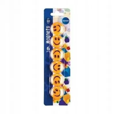 Centrum Magnesy do tablicy sucho�cieralnej Smile 30mm 6 szt.