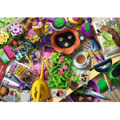 Puzzle 1000 el. Porz�dki w ogrodzie Trefl