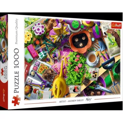 Puzzle 1000 Porzdki w ogrodzie TREFL