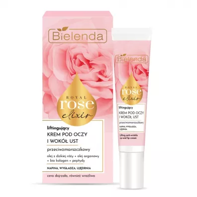 Bielenda Royal Rose Elixir liftingujcy krem pod oczy i wok ust 15 ml