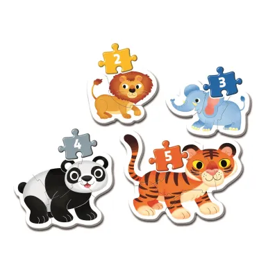 Moje pierwsze puzzle - Zwierz�ta dzikie Clementoni