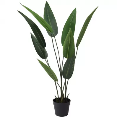 ProGarden Strelicja sztuczna w czarnej donicy 110 cm