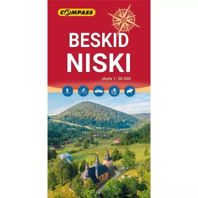 Beskid Niski mapa skala 1 : 50 000