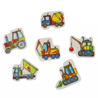 Puzzle dla maluszk�w Maszyny budowlane Alexander