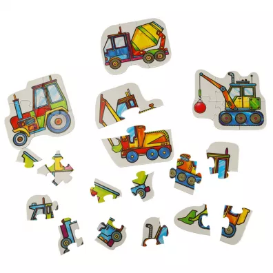 Puzzle dla maluszk�w Maszyny budowlane Alexander