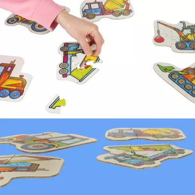 Puzzle dla maluszk�w Maszyny budowlane Alexander