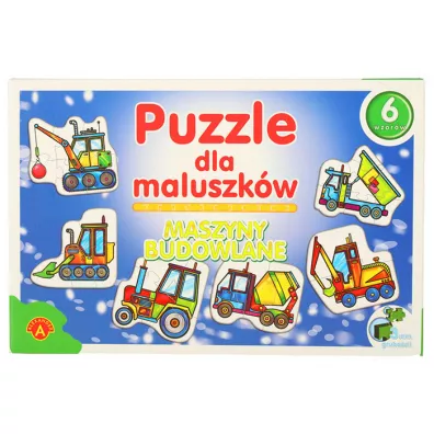Puzzle dla maluszk�w Maszyny budowlane Alexander