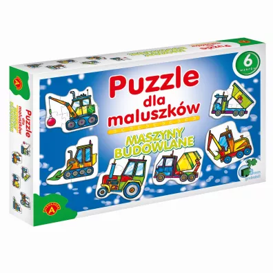 Puzzle dla maluszk�w Maszyny budowlane Alexander