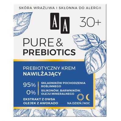 Aa Pure&Prebiotics 30+ prebiotyczny krem nawilajcy 50 ml