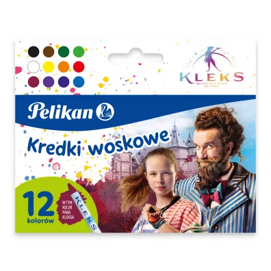 Pelikan Kredki woskowe 12 szt.