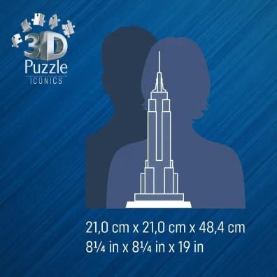 Puzzle Iconics 224 el. 3D Empire State Building Ravensburger