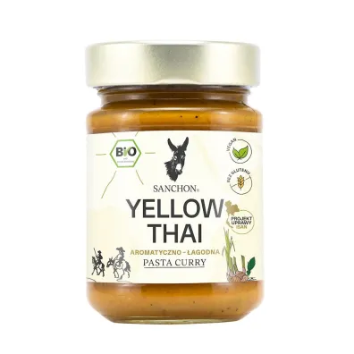 Sanchon Pasta curry yellow thai bezglutenowa 190 g Bio