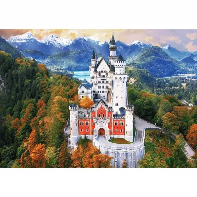 Puzzle 1000 el. Zamek Neuschwanstein, Niemcy Trefl