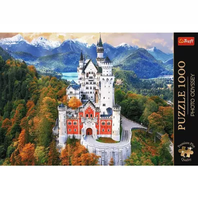 Puzzle 1000 el. Zamek Neuschwanstein, Niemcy Trefl