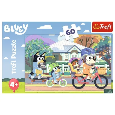 Puzzle 60 el. Weso�y Bluey Trefl