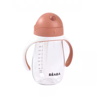 Beaba Bidon niekapek ze somk tritanowy Terracotta 300 ml