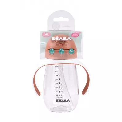 Beaba Bidon niekapek ze somk tritanowy Terracotta 300 ml