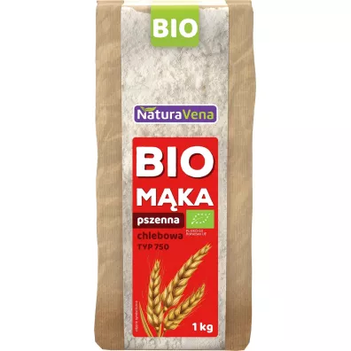 NaturaVena M�ka pszenna chlebowa typ 750 1 kg Bio