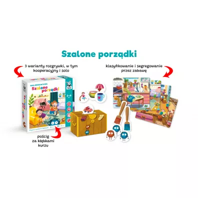 Szalone porz�dki. Gra edukacyjna. Kapitan Nauka